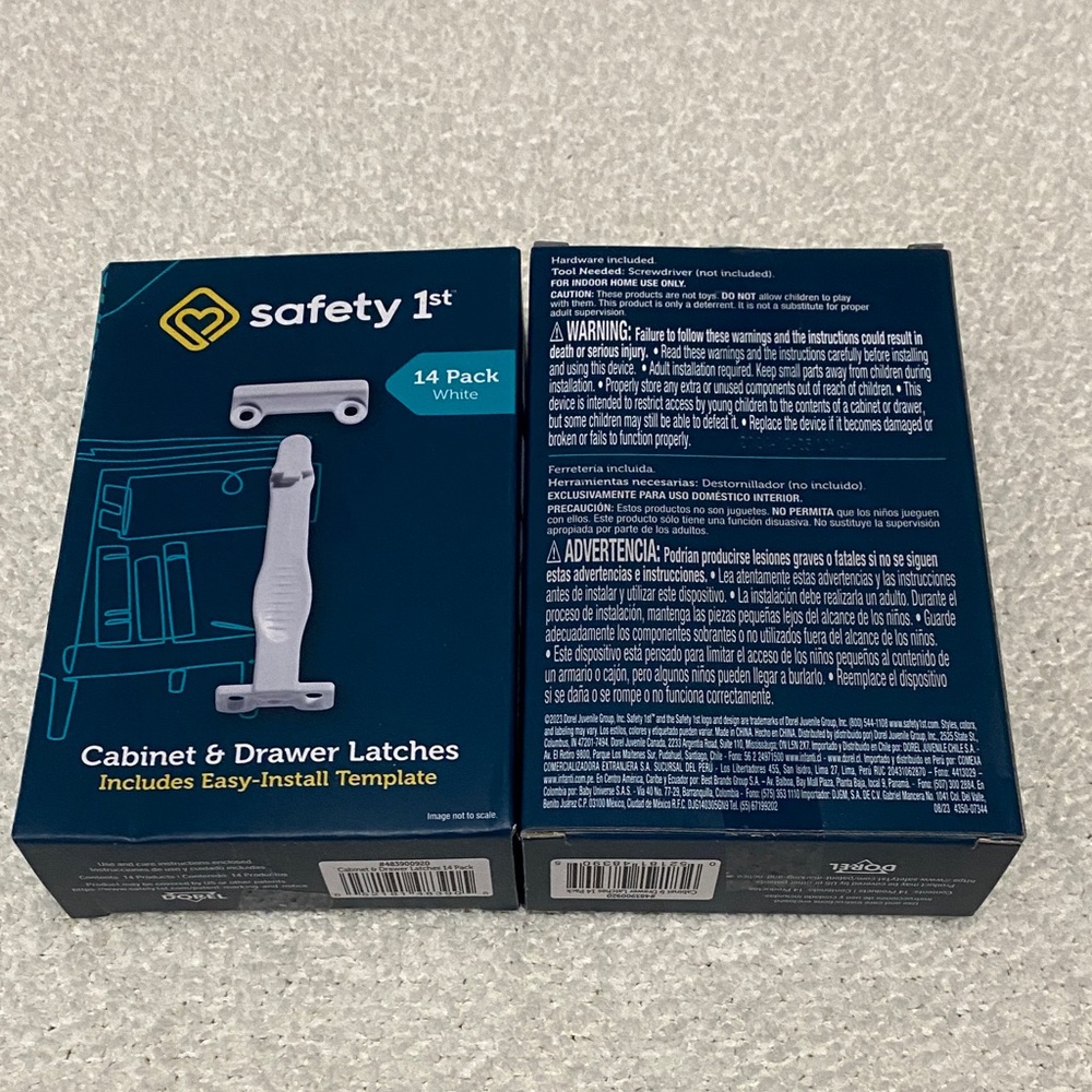 Safety 1st Cabinet & Drawer Latches - White